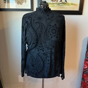 4 for $20 sheer paisley long sleeve